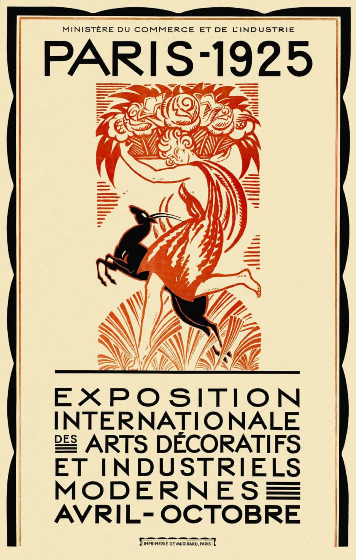 1925 Paris Exposition Internationale des Arts Decoratifs et Industriels Modernes