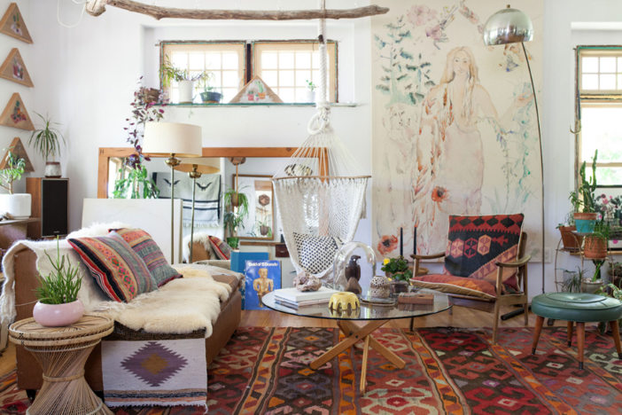 Bohemian interior design style - Emily Katz