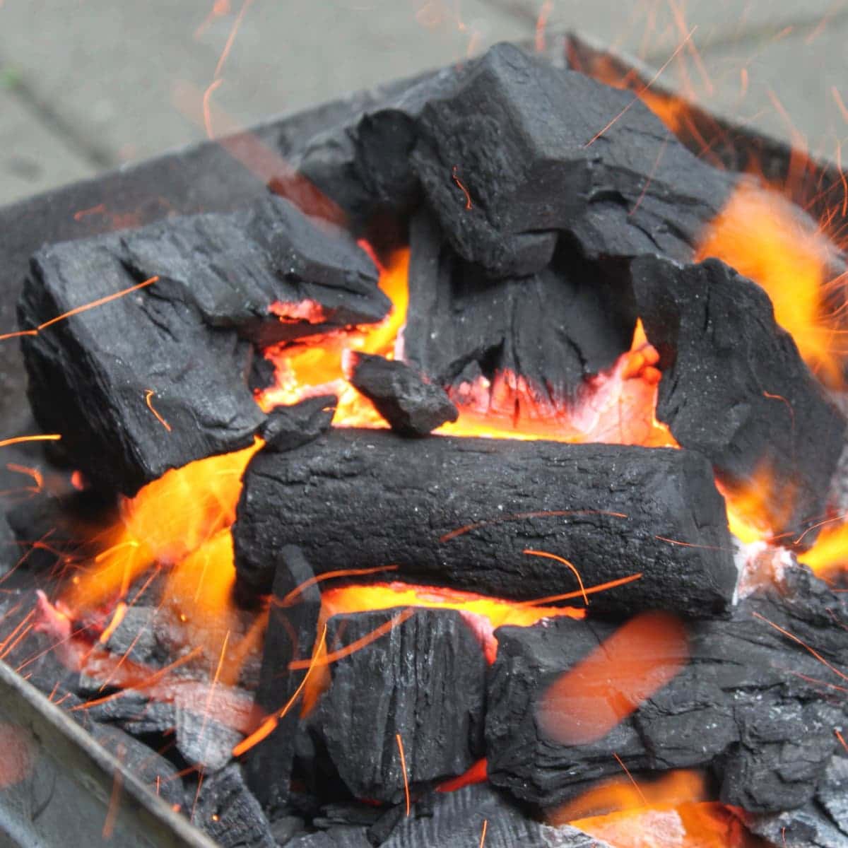 Charcoal-Burning Fire Pit