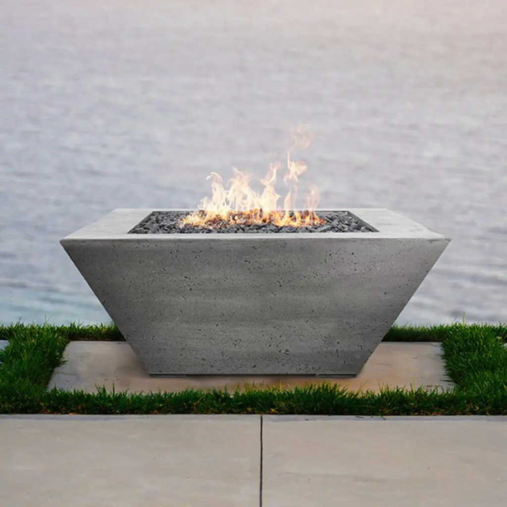 Concrete Fire Pit Table - Prism Hardscapes