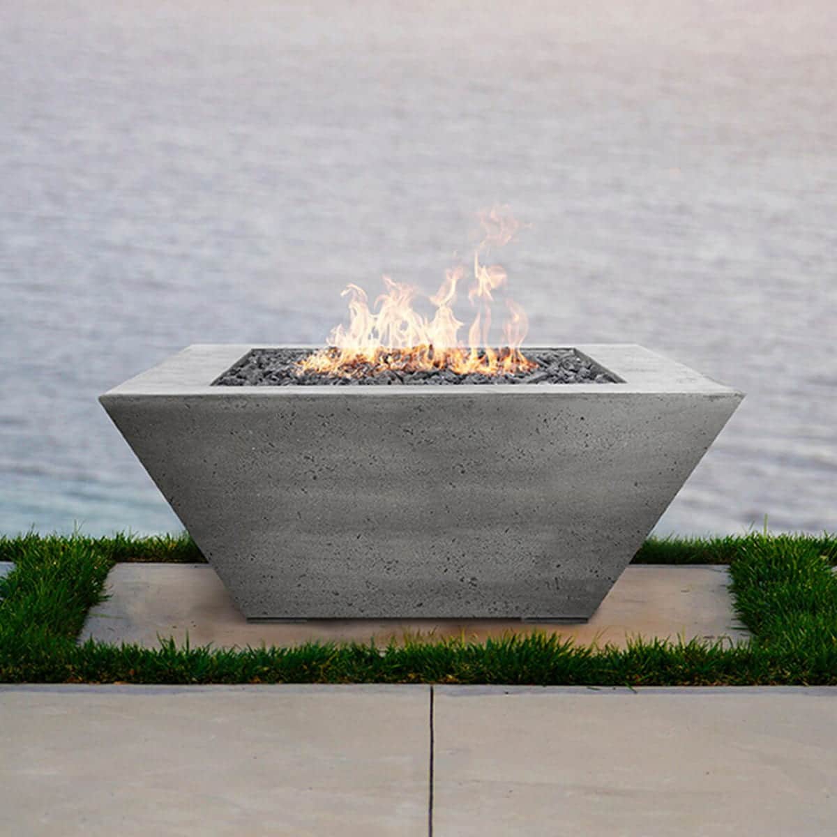 Ultimate Fire Pit Outdoor Fireplace, Cement Fire Pit Table