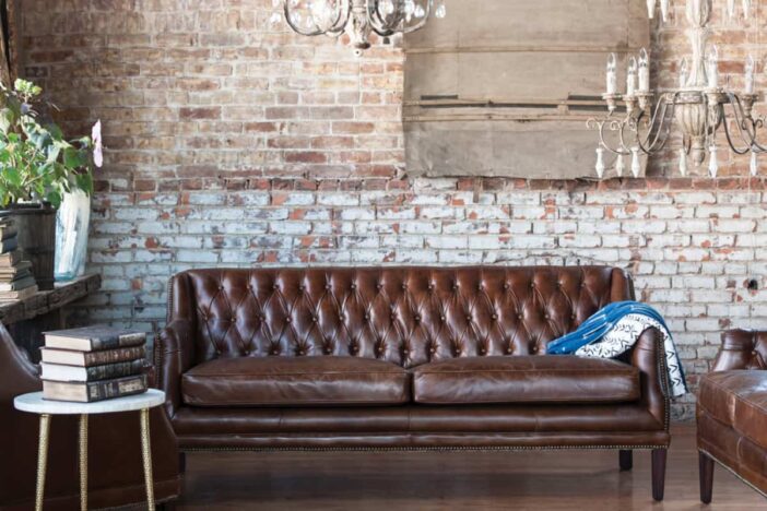 Industrial vintage is ideal for a chic downtown apartment