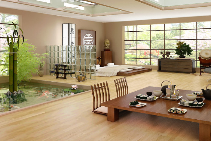 Japanese interior design style