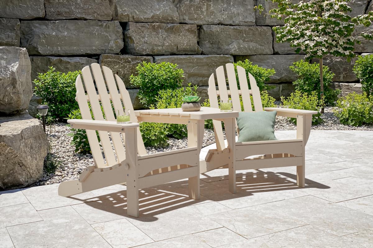 Adirondack Chairs - Polywood Adirondacks with Integrated Table