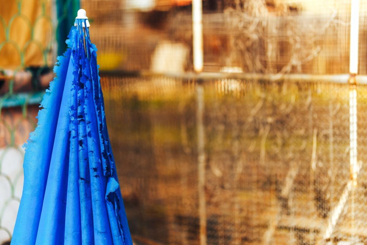 Patio Umbrella Replacement Canopy - Tattered