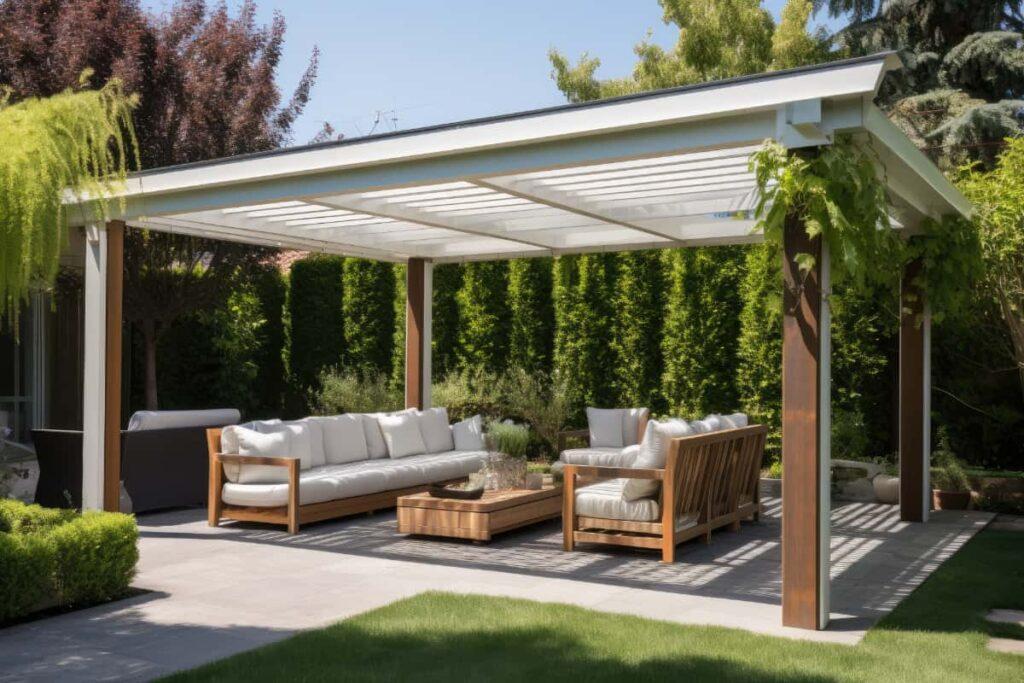 Patio shade ideas with covers, sails and structures