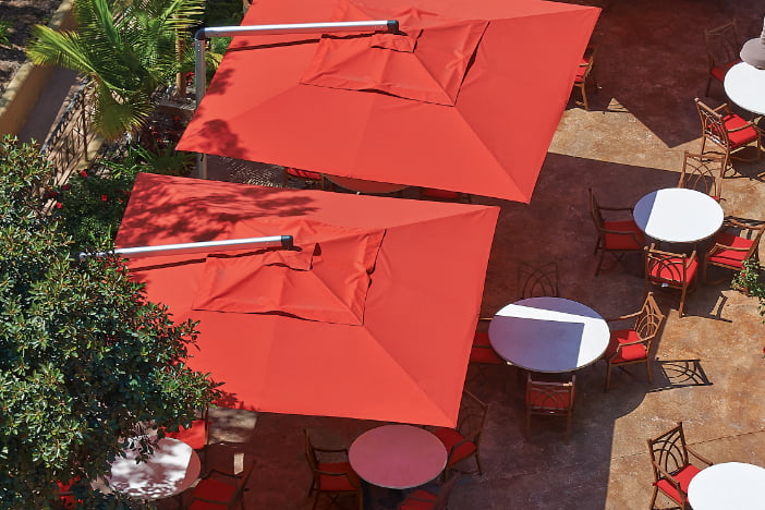 How to replace cantilever umbrella canopy
