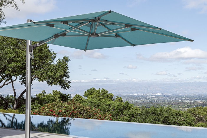 What is a cantilever umbrella - Offset