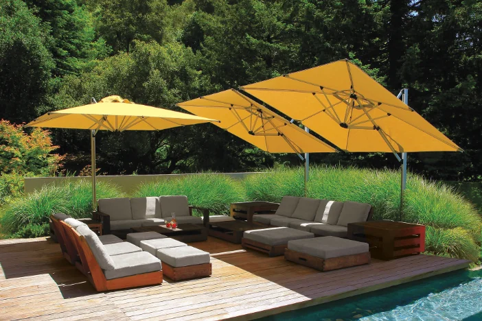 Outdoor Patio Entertainment Ideas - The Perfect Umbrella Setup