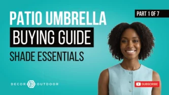 Patio Umbrella Buying Guide - YouTube Video Course